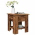 Mesa de centro madera ingeniería madera envejecida 40x40x42