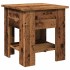 Mesa de centro madera ingeniería madera envejecida 40x40x42