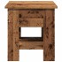 Mesa de centro madera ingeniería madera envejecida 40x40x42