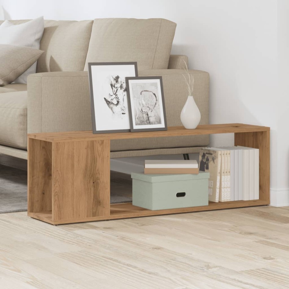 Mueble para TV madera de ingeniería roble artisan 100x24x32