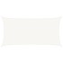 Toldo de vela blanco HDPE 160 g/m² 2,5x5