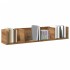 Estante pared CD madera ingeniería roble artisan 100x18x18
