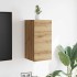 Muebles de pared para TV 2 uds roble artisan 30,5x30x30