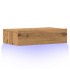 Mueble de TV con luces LED roble artisan 60x35x15,5