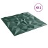 Paneles de pared 12 uds XPS amatista verde 50x50 cm 3