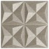 Paneles de pared 12 uds XPS origami Beton 50x50 cm 3