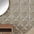 Paneles de pared 12 uds XPS origami Beton 50x50 cm 3