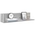 Estantes de pared 2 uds madera gris Sonoma 75x16,5x16,5