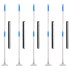 Escobillas de suelo 5 uds acero y goma 55x119,5