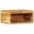 Mueble de TV de pared madera maciza de acacia 40x30x19