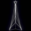 Árbol de Navidad LED 483 LEDs blanco frío 240 cm