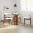 Mesa de bistró de madera de ingeniería envejecida 60x60x75