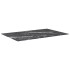 Tablero mesa diseño mármol vidrio templado negro 100x62 cm 8