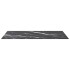 Tablero mesa diseño mármol vidrio templado negro 100x62 cm 8