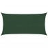 Toldo de vela HDPE verde oscuro 160 g/m² 2,5x5