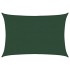 Toldo de vela verde oscuro HDPE 160 g/m² 4x5