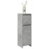 Armario de baño madera contrachapada gris 30x30x95