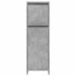 Armario de baño madera contrachapada gris 30x30x95
