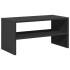Zapatero apilable roble negro 60x30x30,5
