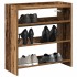 Mueble zapatero madera contrachapada madera vieja 60x25x62