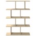 Estante cubo de pared 12 compartimentos madera roble