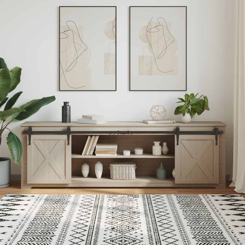 Kit de puerta corredera de armario acero carbono 200