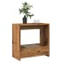 Mesa auxiliar de madera contrachapada envejecida 50x26x50