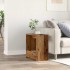 Mesa auxiliar de madera contrachapada envejecida 50x26x50
