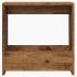 Mesa auxiliar de madera contrachapada envejecida 50x26x50