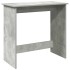 Escritorio de madera contrachapada gris hormigón 80x40x75