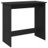 Escritorio de madera contrachapada negro 80x40x75