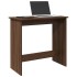 Escritorio de madera de ingeniería roble marrón 80x40x75