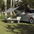 Tienda de campaña para coche impermeable gris y