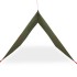 Lona de camping impermeable verde oliva 406x306