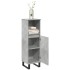 Armario de baño madera contrachapada gris hormigón 30x30x100