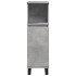 Armario de baño madera contrachapada gris hormigón 30x30x100