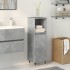 Armario de baño madera contrachapada gris hormigón 30x30x100