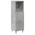 Armario de baño madera contrachapada gris hormigón 30x30x100