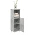 Armario de baño madera contrachapada gris hormigón 30x30x100
