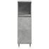 Armario de baño madera contrachapada gris hormigón 30x30x100