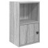 Estantería de madera de ingeniería gris sonoma 31x24x52