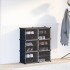 Estantería de cubos con 6 compartimentos y puertas PP