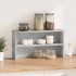 Estantes de cocina apilables 2 uds gris hormigón 60x15x16
