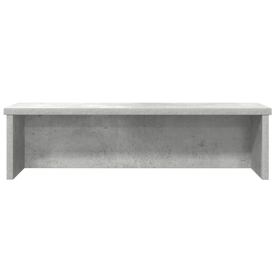 Estantes de cocina apilables 2 uds gris hormigón 60x15x16
