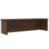 Estantes de cocina apilables 2 uds roble marrón 60x15x16