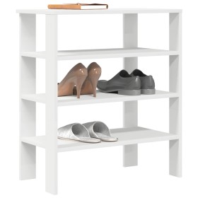 Mueble zapatero madera contrachapada blanco 61x32x70