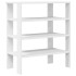 Mueble zapatero madera contrachapada blanco 61x32x70