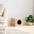 Casa para gatos madera maciza pino 51x35x30