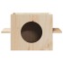 Casa para gatos madera maciza pino 51x35x30