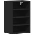 Armario colgante de cocina contrachapada negro 40x29,5x60